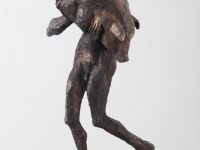 mann-mit-schwein-bronze-2016h-33cm